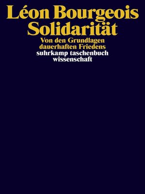 cover image of Solidarität